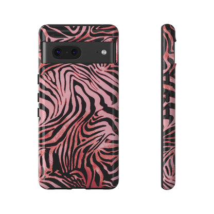 Rosy Zebra | Pink Animal Print Case