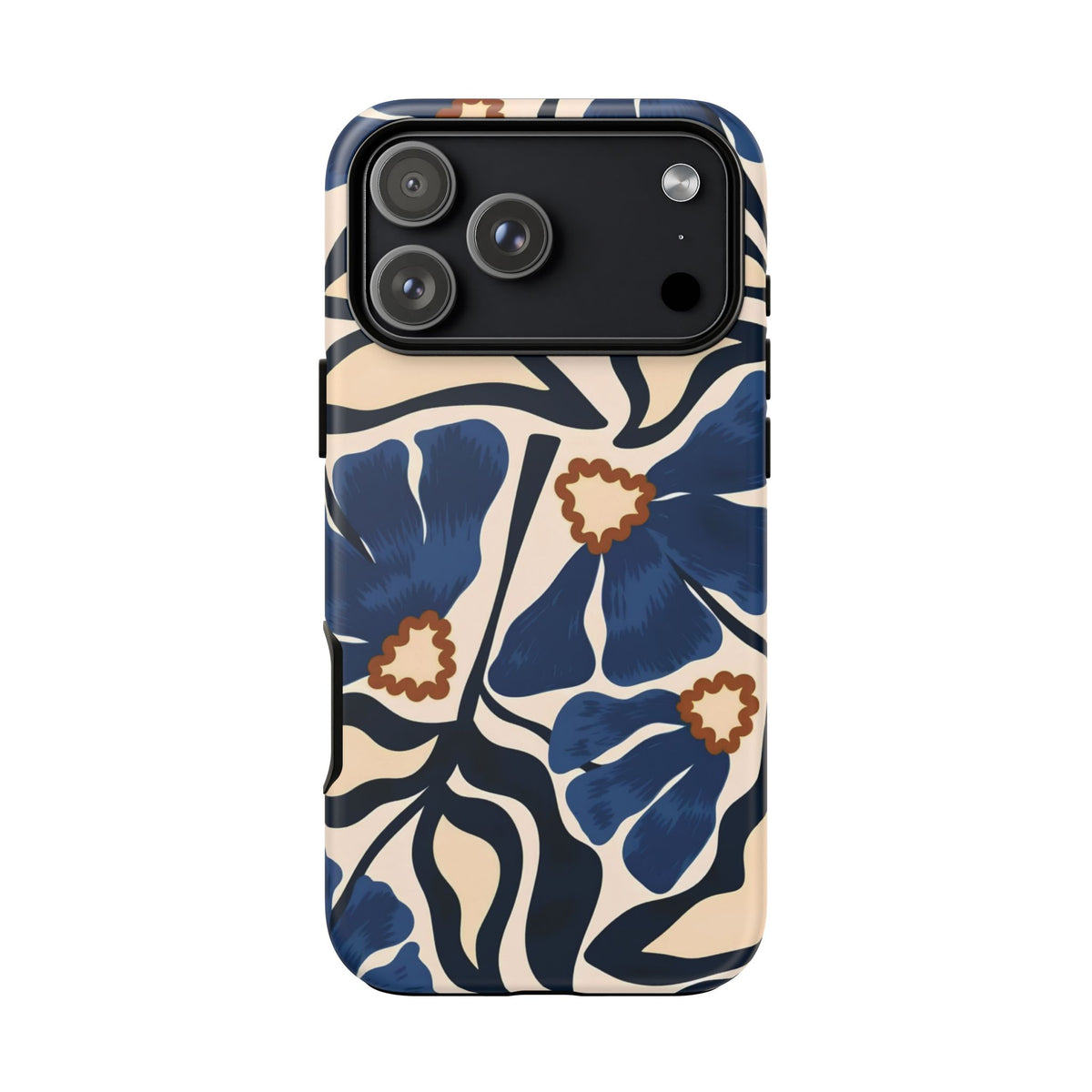 Blue Note | Painted Floral iPhone Case