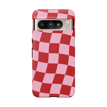 In Check | Wavy Checkerboard Case