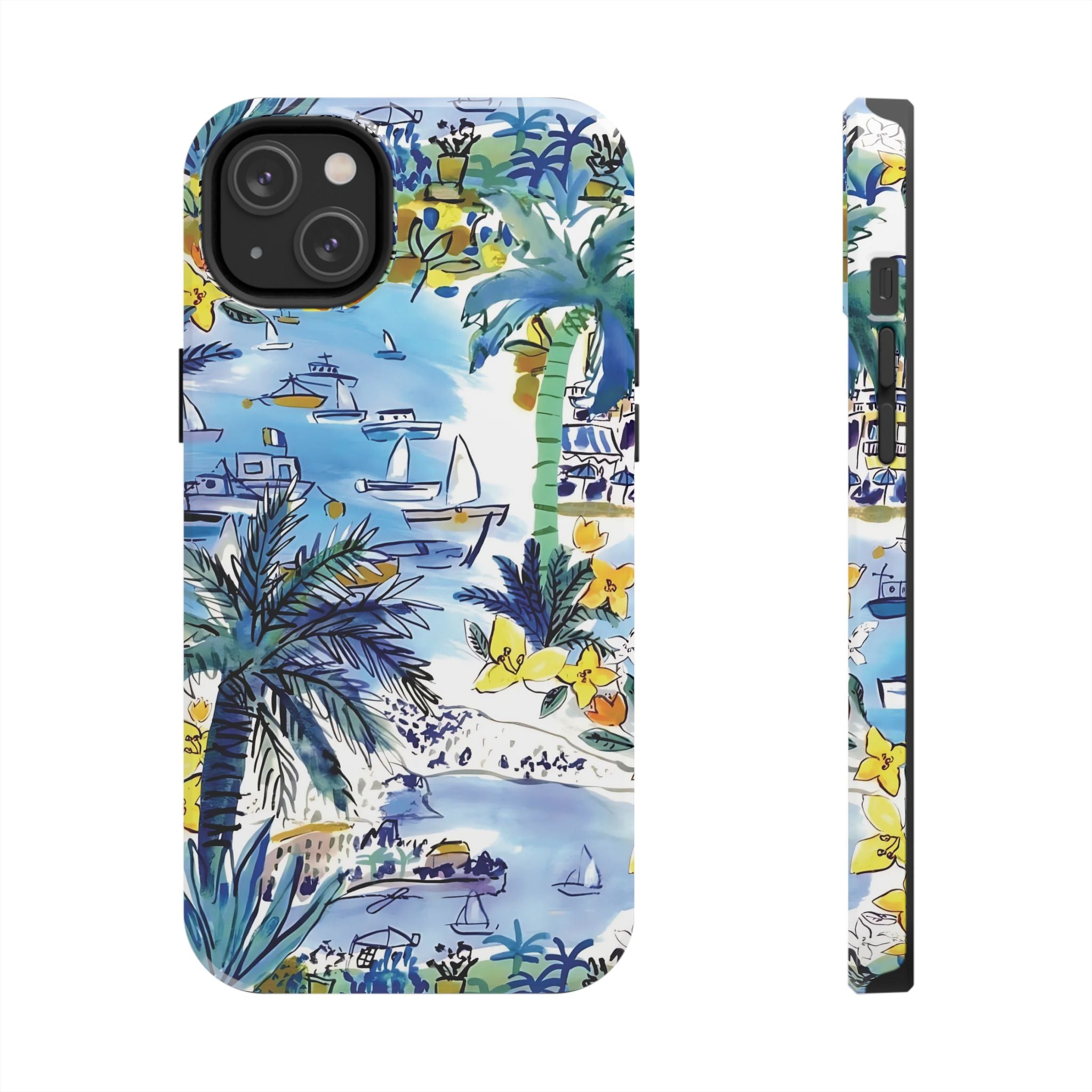 Island Life Watercolor iPhone Case