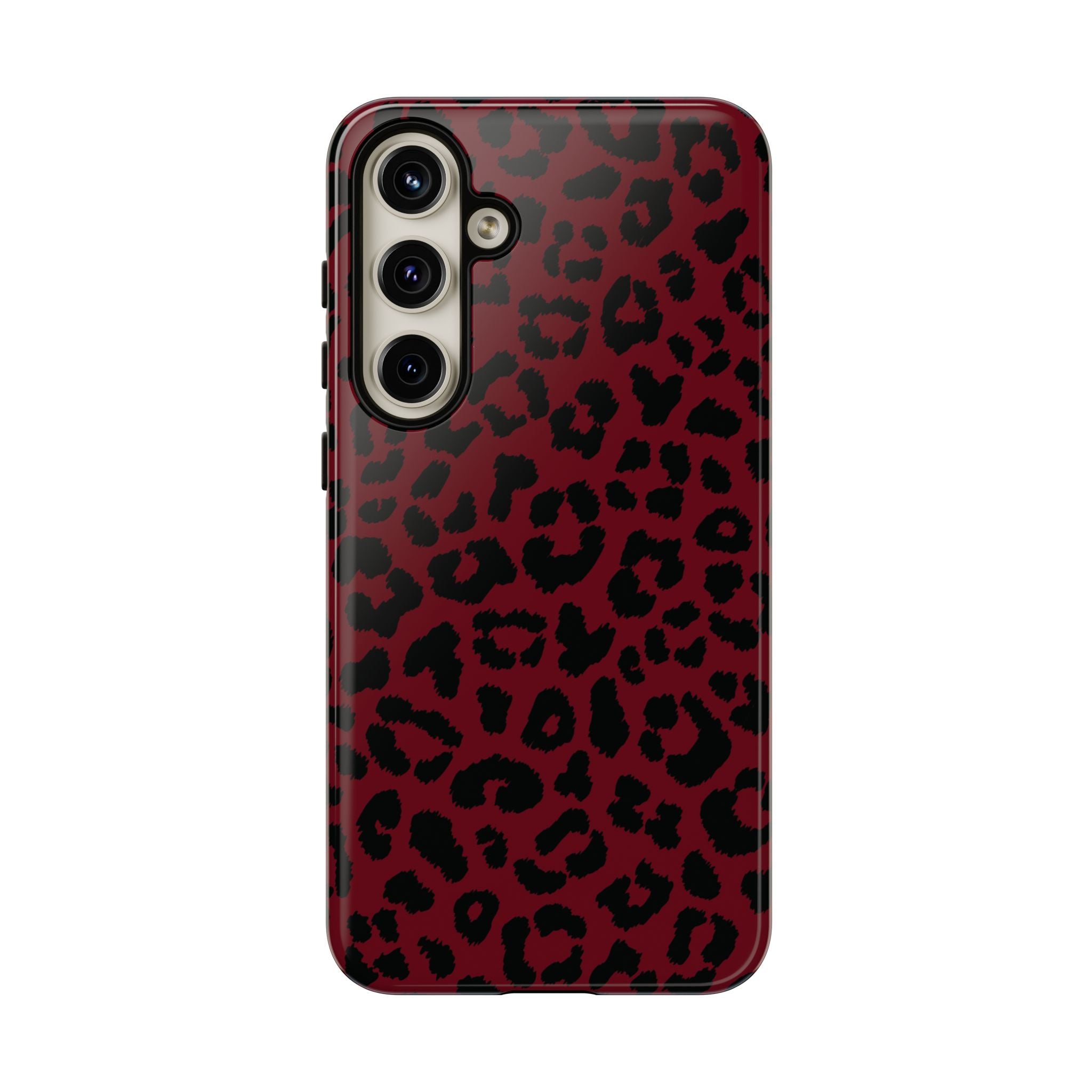 After Dark | Red Leopard Galaxy Case