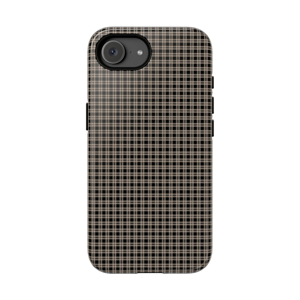 Boyfriend Flannel | Neutral Plaid iPhone Case