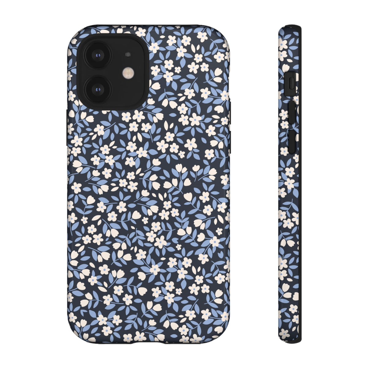 Ditsy Darling | Navy Blue Floral iPhone Case