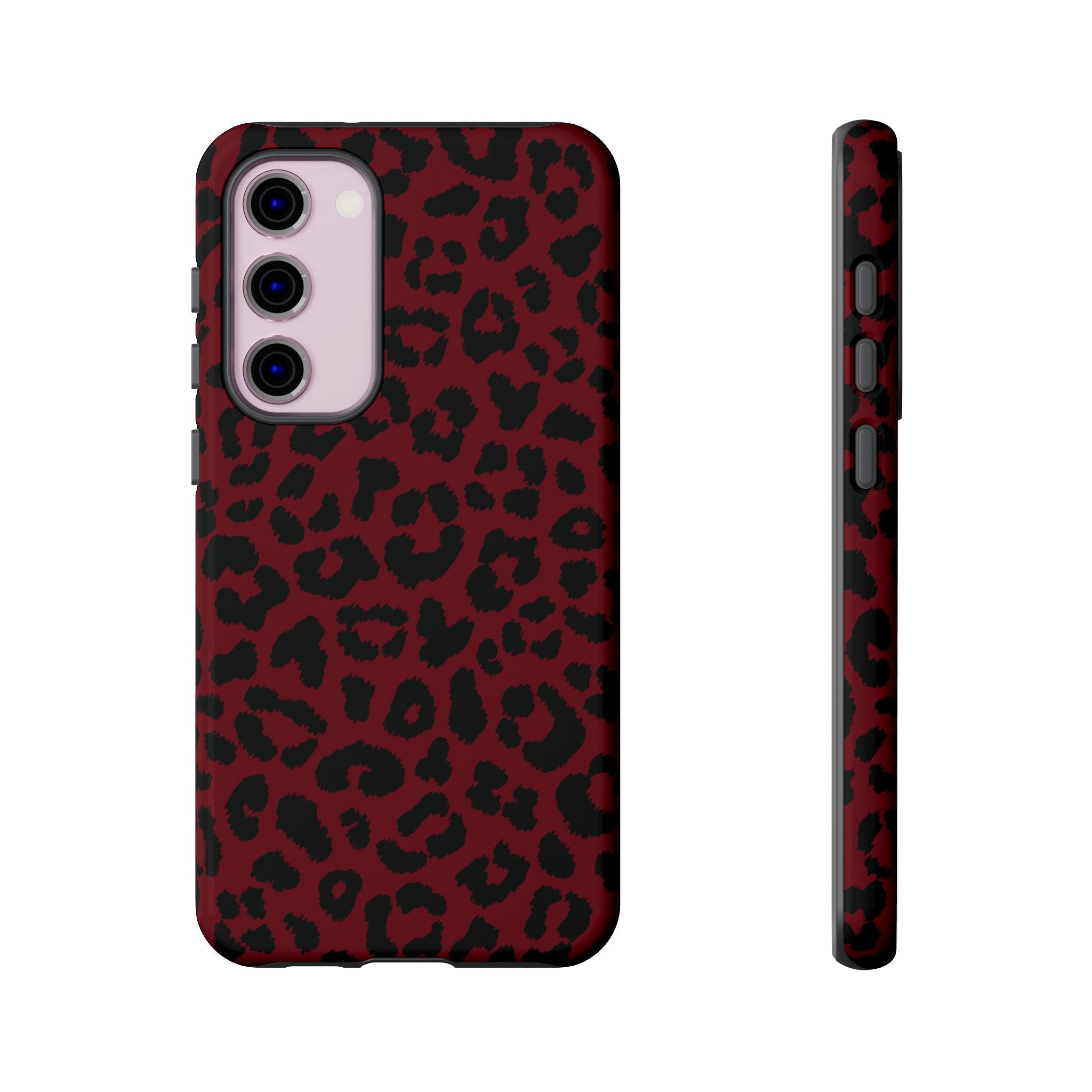 Gone Wild Red Leopard Print Galaxy Case