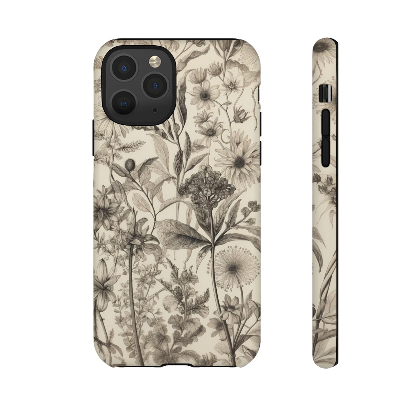 Vintage Wildflowers | Neutral Floral Case