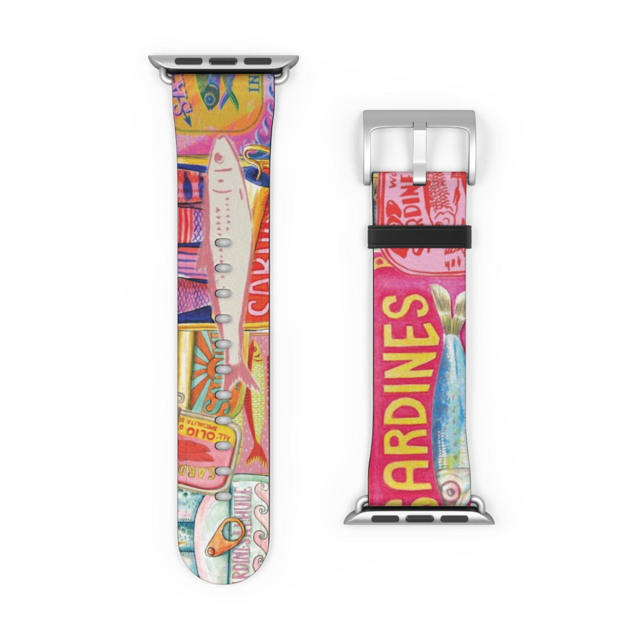 Sardines Collage Apple Watch Band