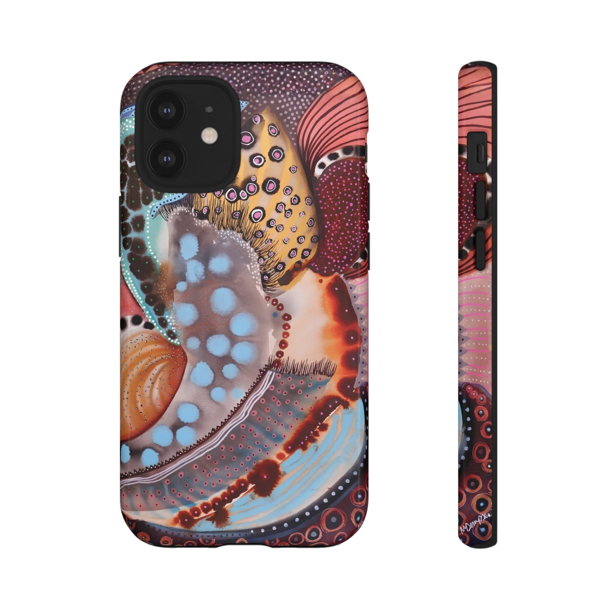 Ocean Echo | Abstract Sea Life iPhone Case
