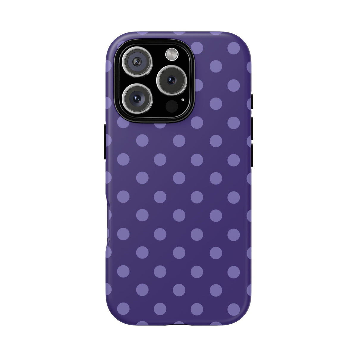 Plum Pop | Polka Dot iPhone Case