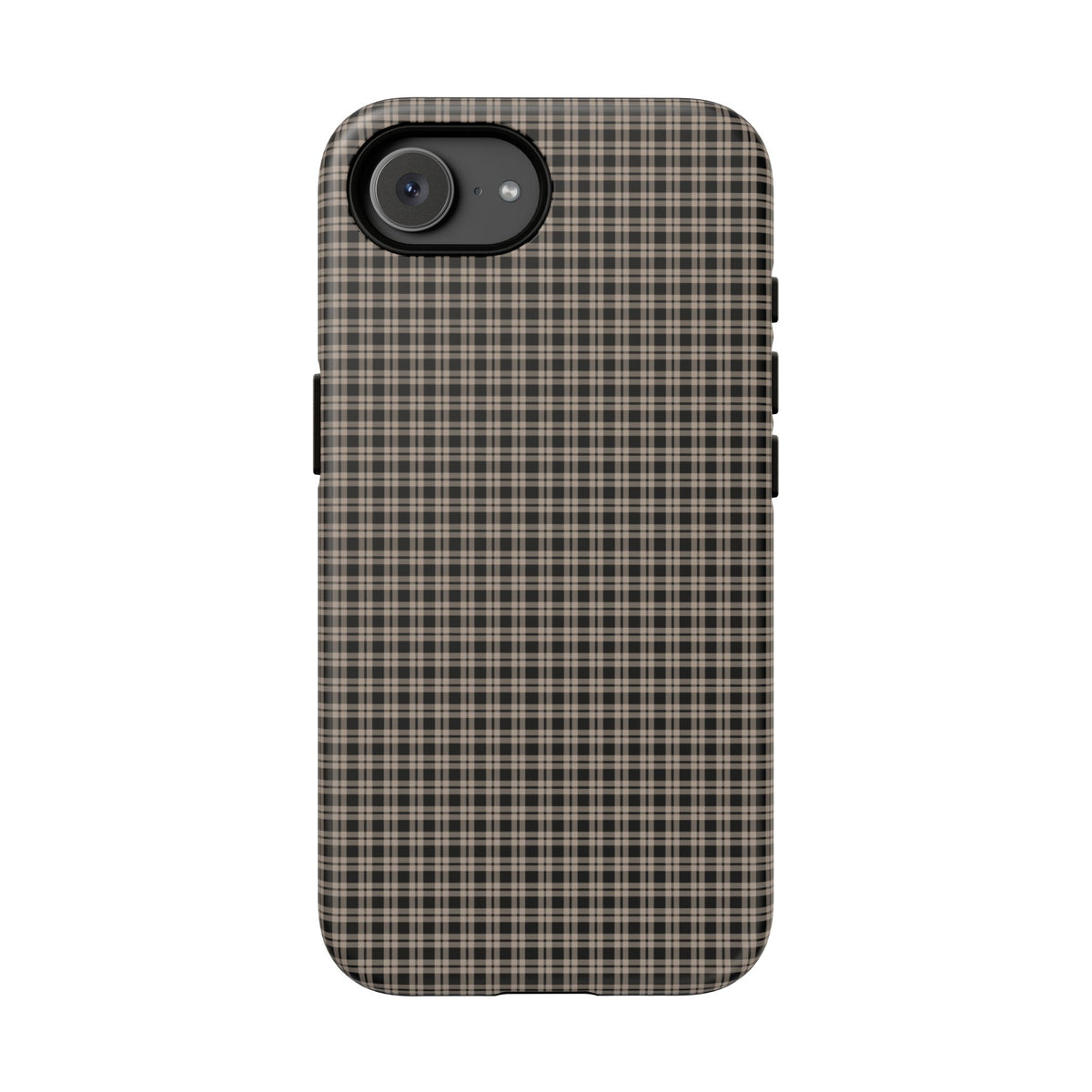 Boyfriend Flannel | Neutral Plaid iPhone Case