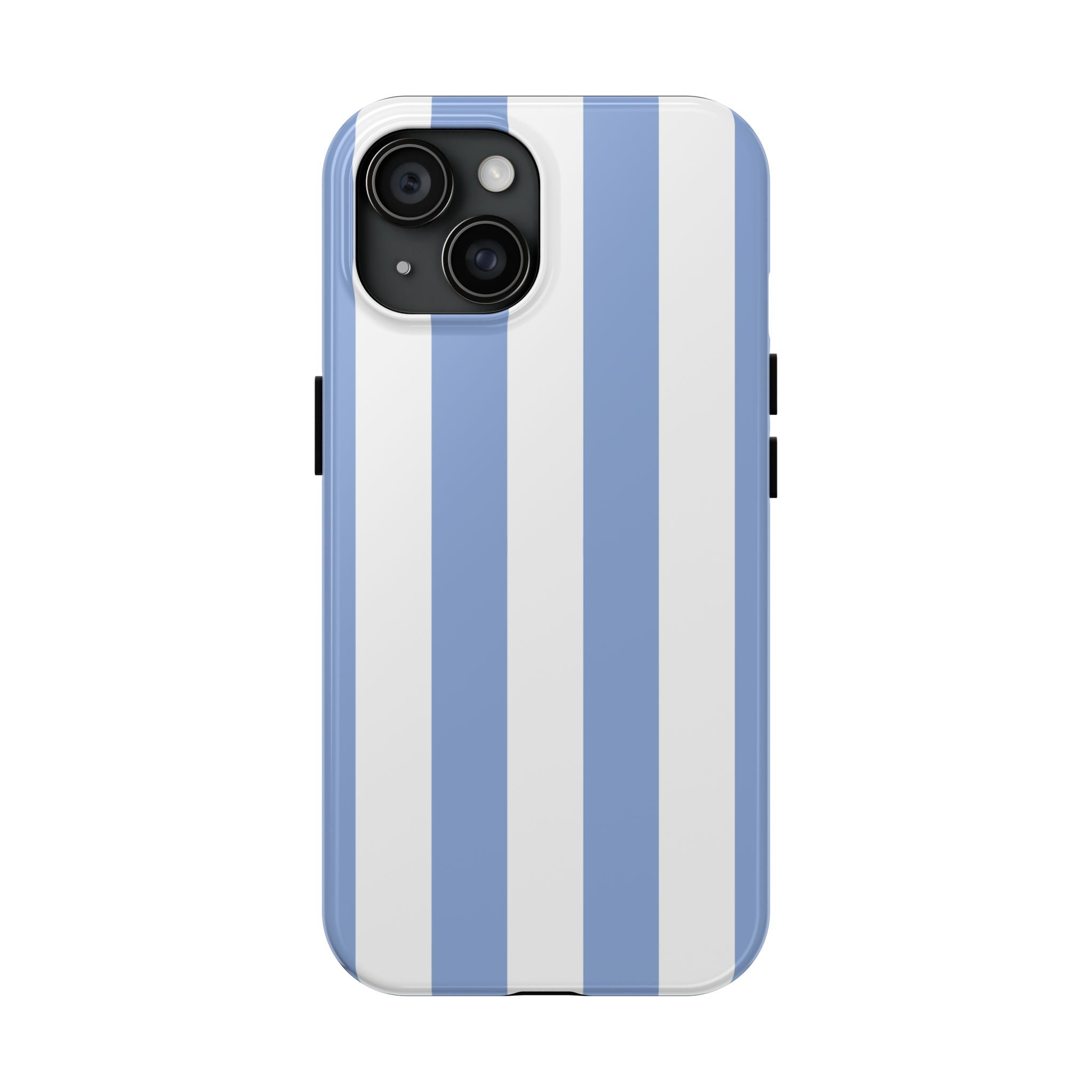 Blue Cabana Stripe iPhone Case