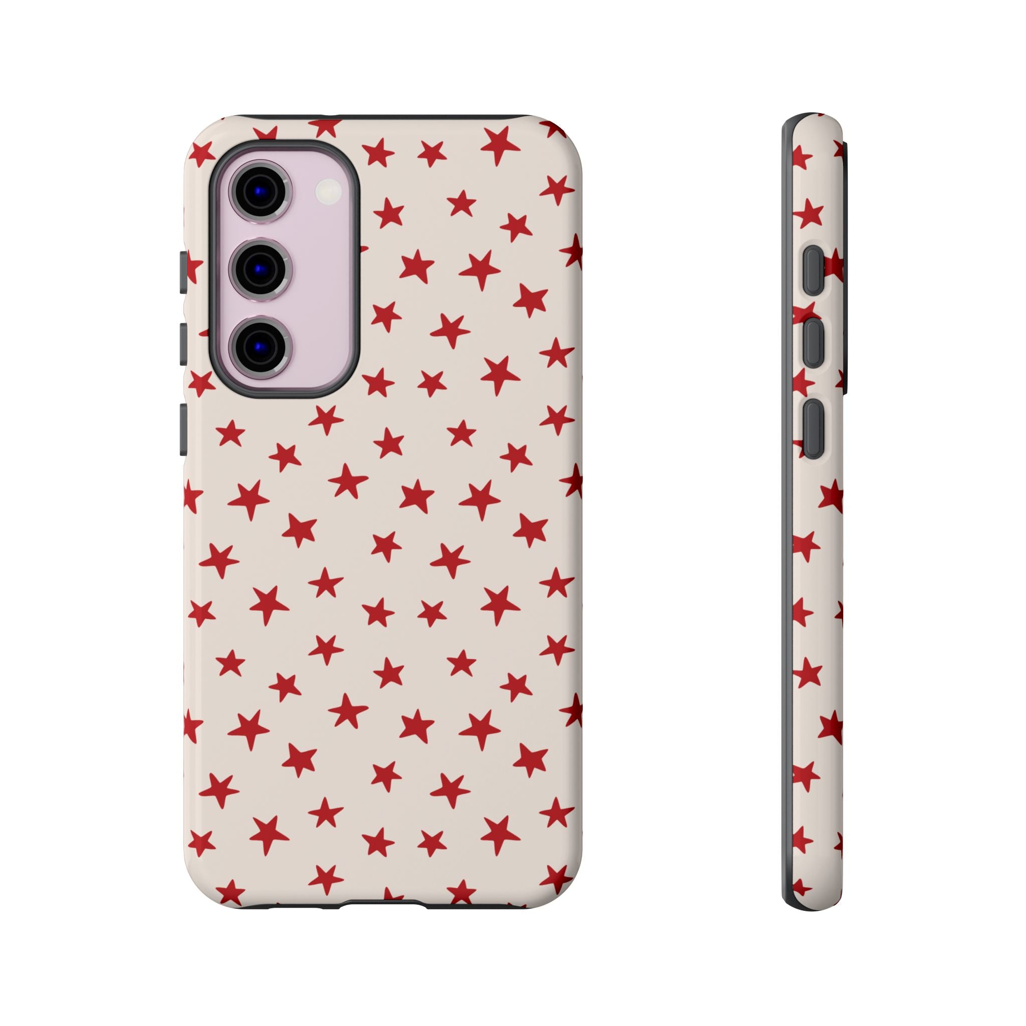 Starstruck Red Stars Galaxy Case