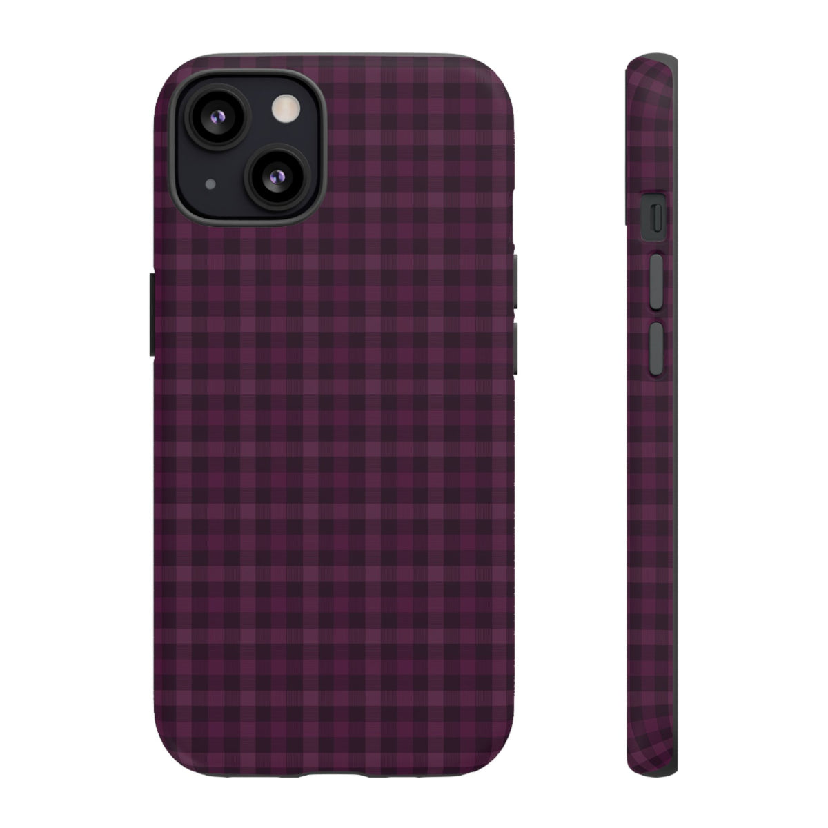 Plum Crush | Purple Plaid iPhone Case
