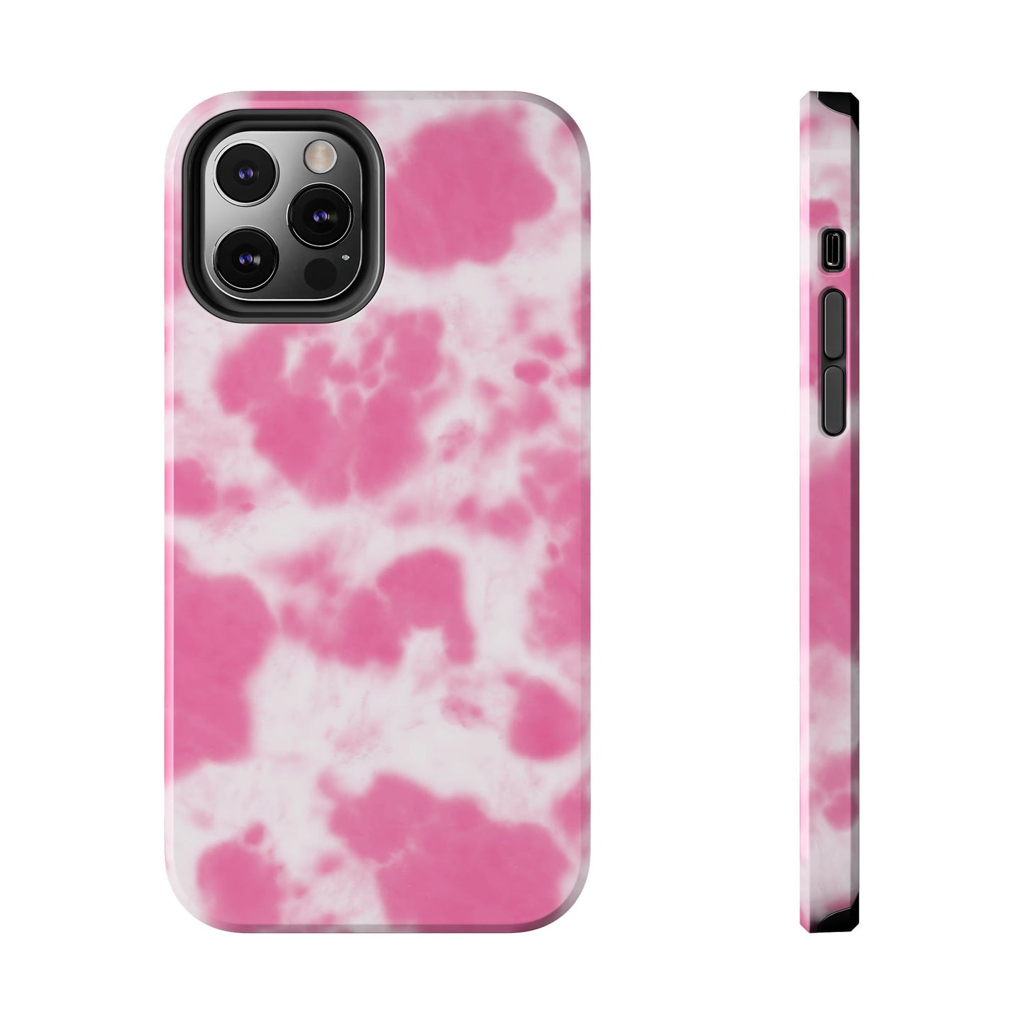 Strawberry Cow | Pink Cow Print iPhone Case