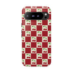 Cherry Check Phone Case