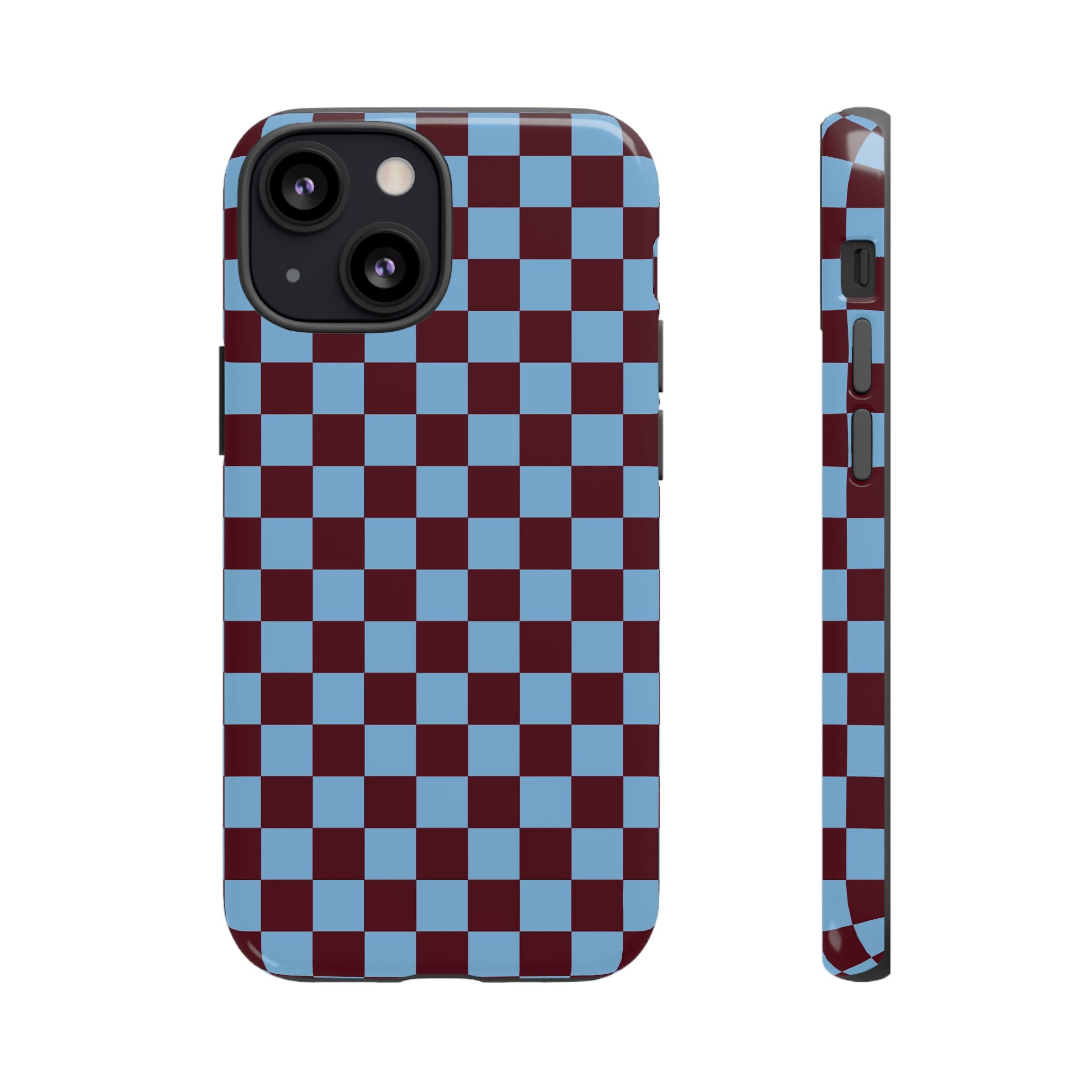 Étui iPhone à damier rétro | Check Out