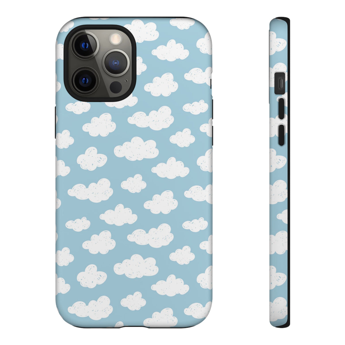 Cloud Nine | Blue Cloud Print iPhone Case