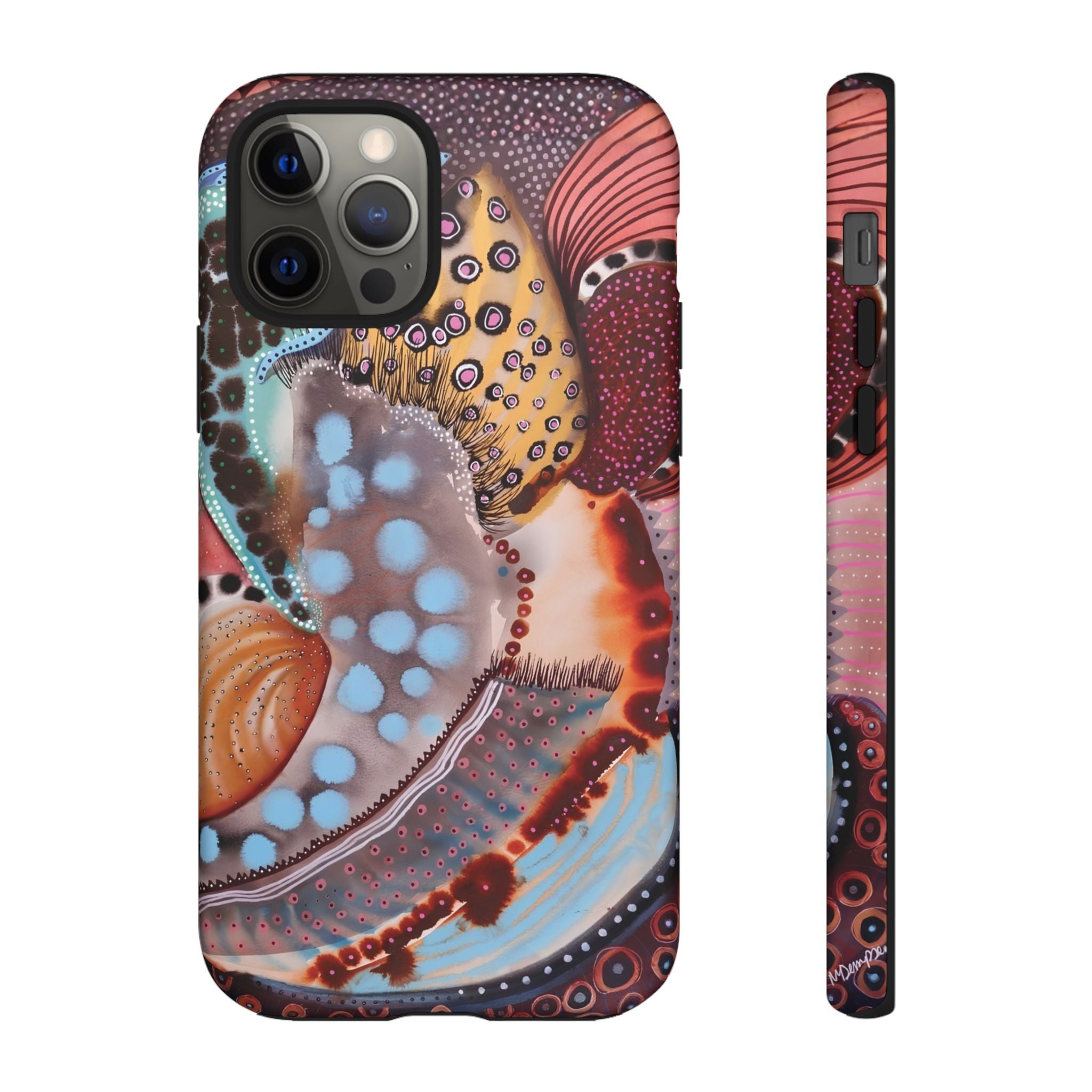 Ocean Echo | Abstract Sea Life iPhone Case