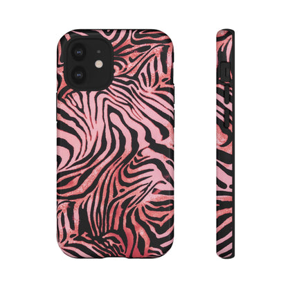 Rosy Zebra | Pink Animal Print Case