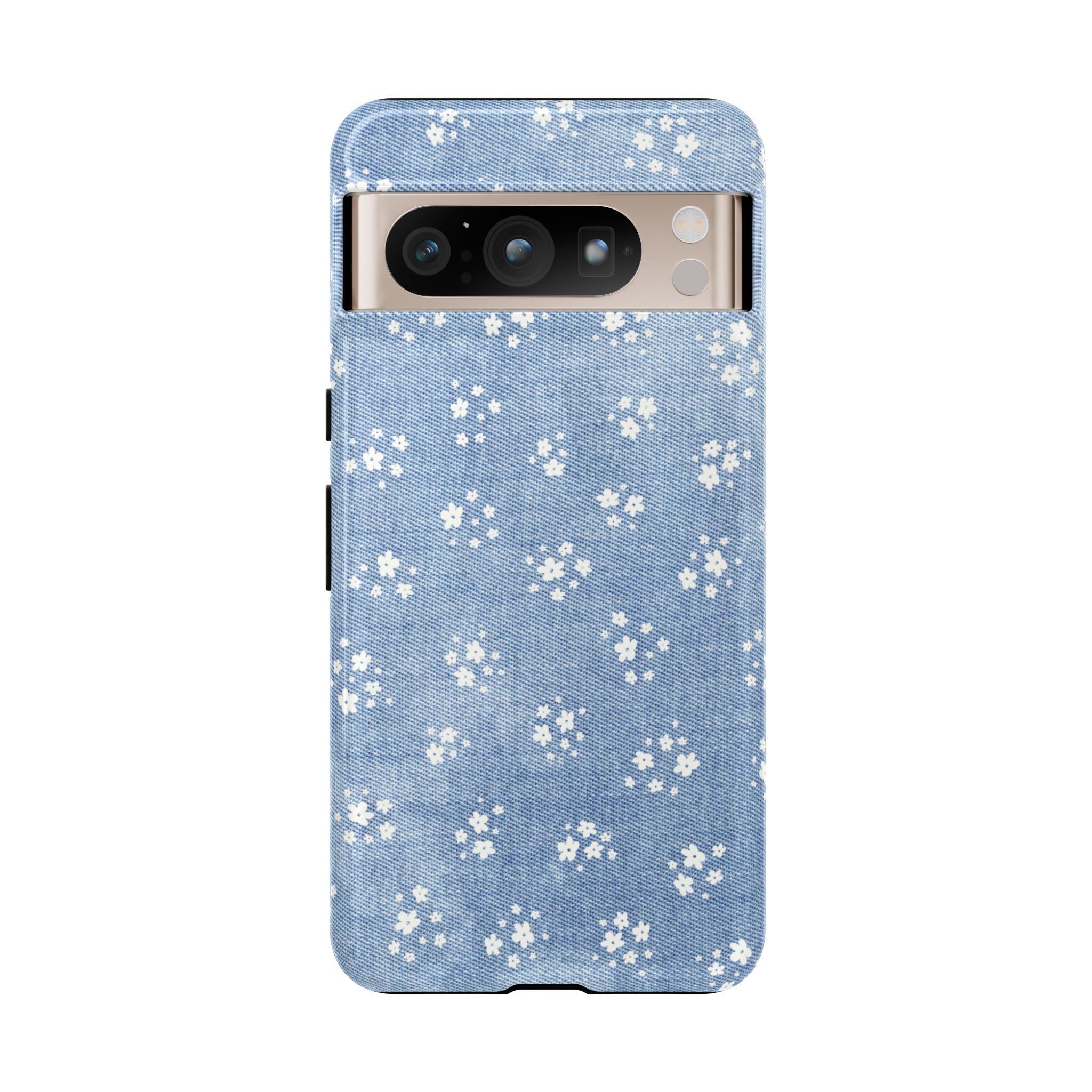 Denim Daisy Phone Case