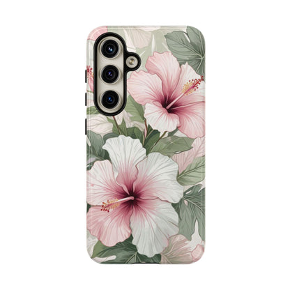 Island Hopping | Green & Pink Tropical Floral Case