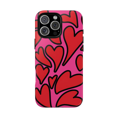 Summer Love | Retro Hearts iPhone Case