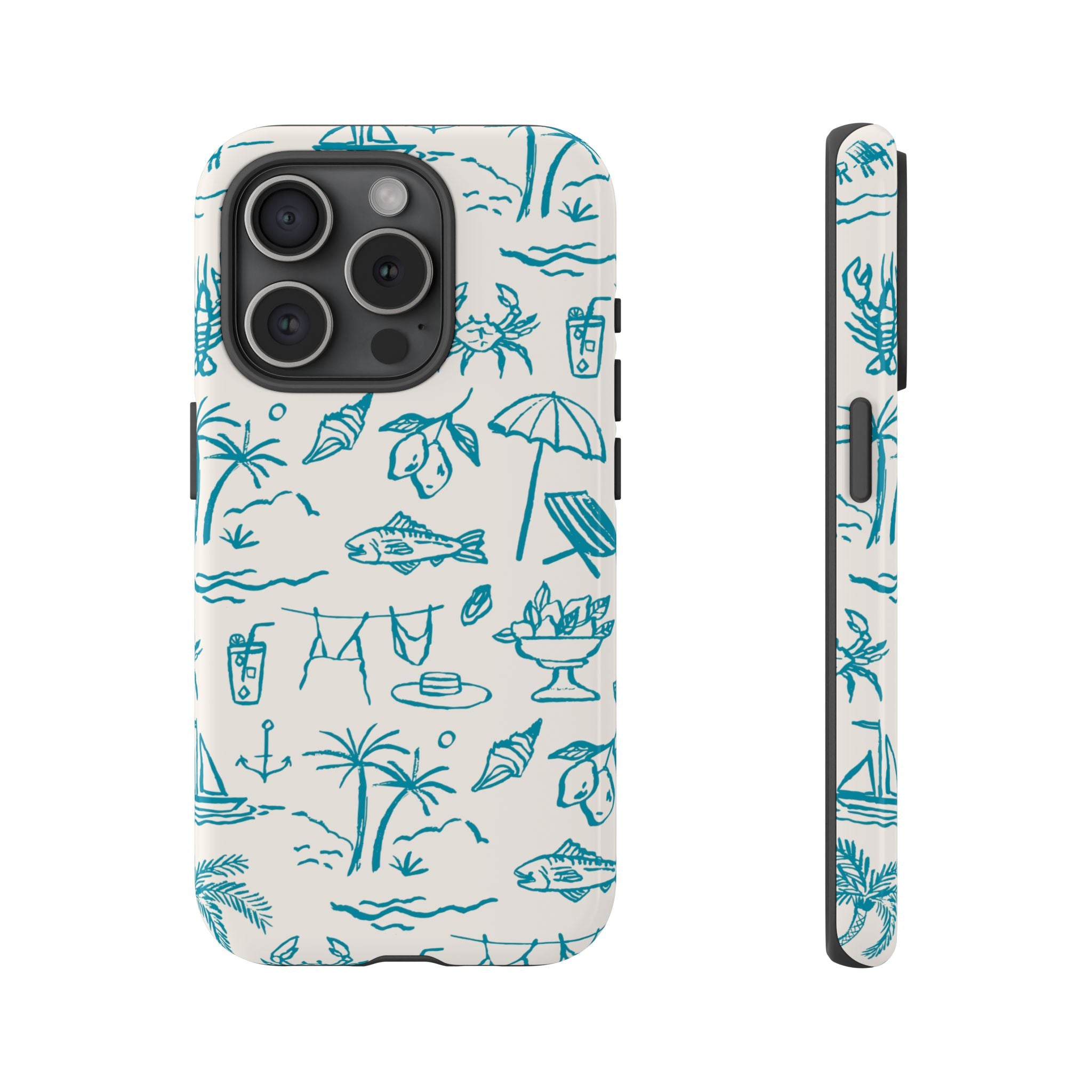 Meet Me Seaside iPhone Case