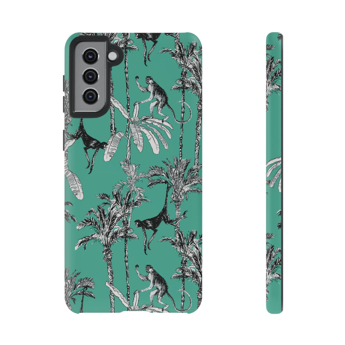 Monkey Business | Retro Tropical Palms Case