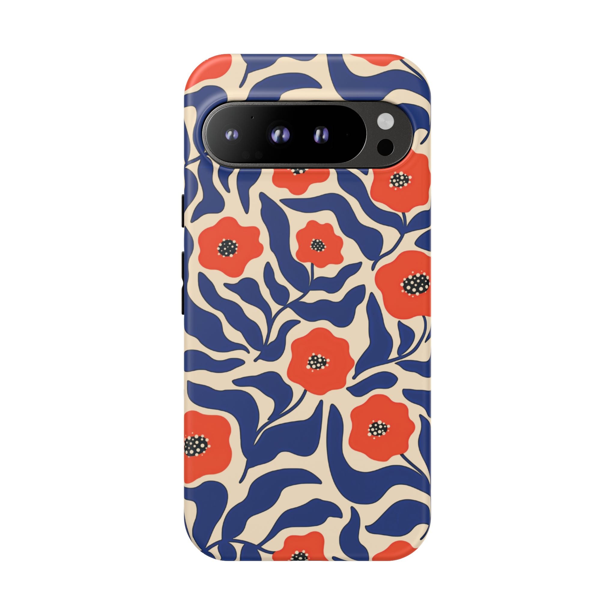 Indigo Poppy Phone Case