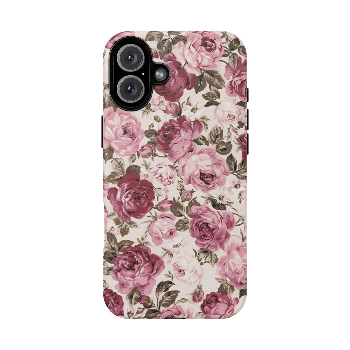 Love Story | Vintage Pink Rose Floral iPhone Case