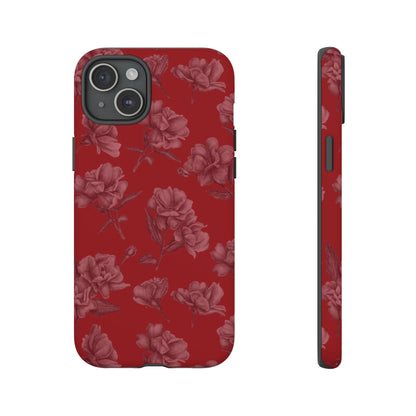 Roses Are Red | Red Floral Case