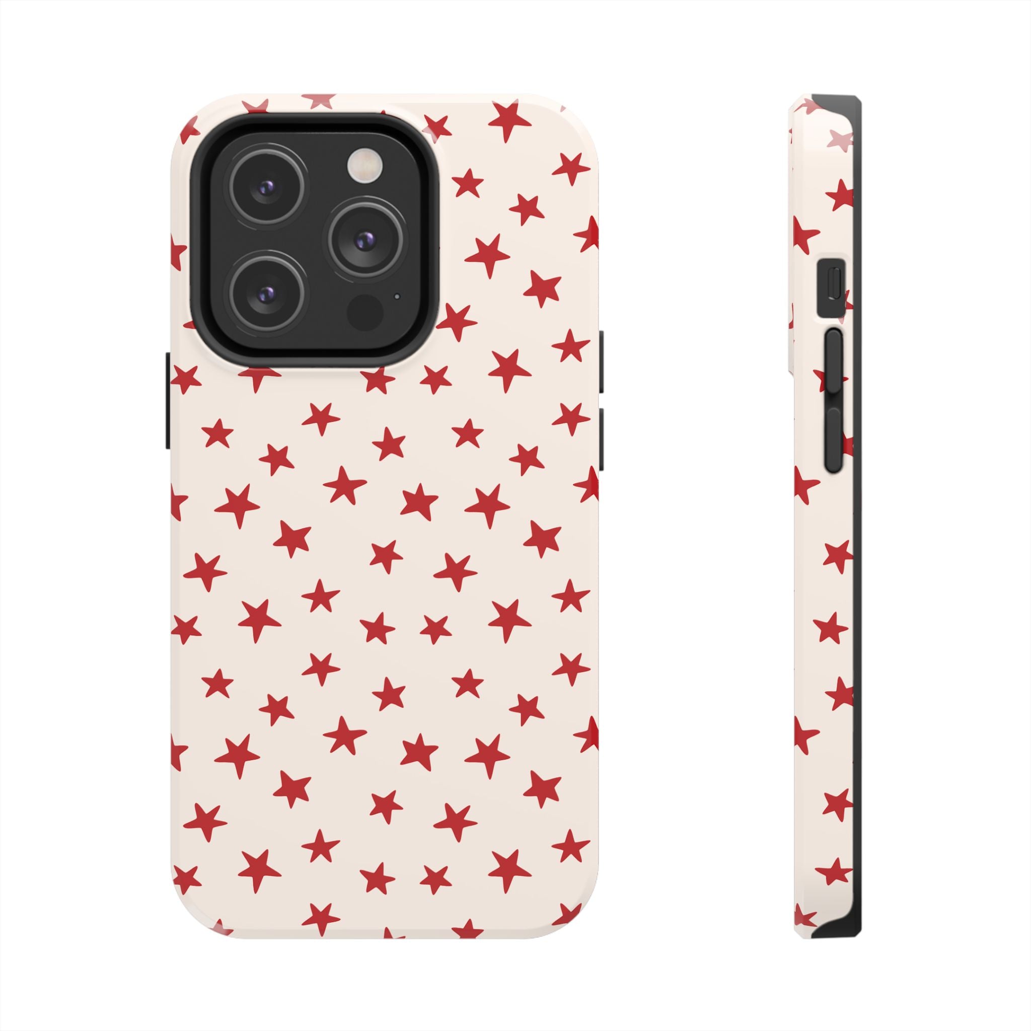 Starstruck Red Stars iPhone Case