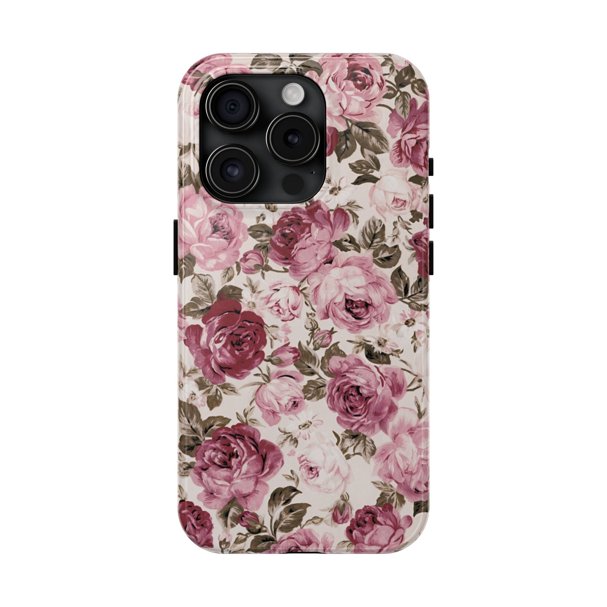 Love Story Romantic Floral iPhone Case