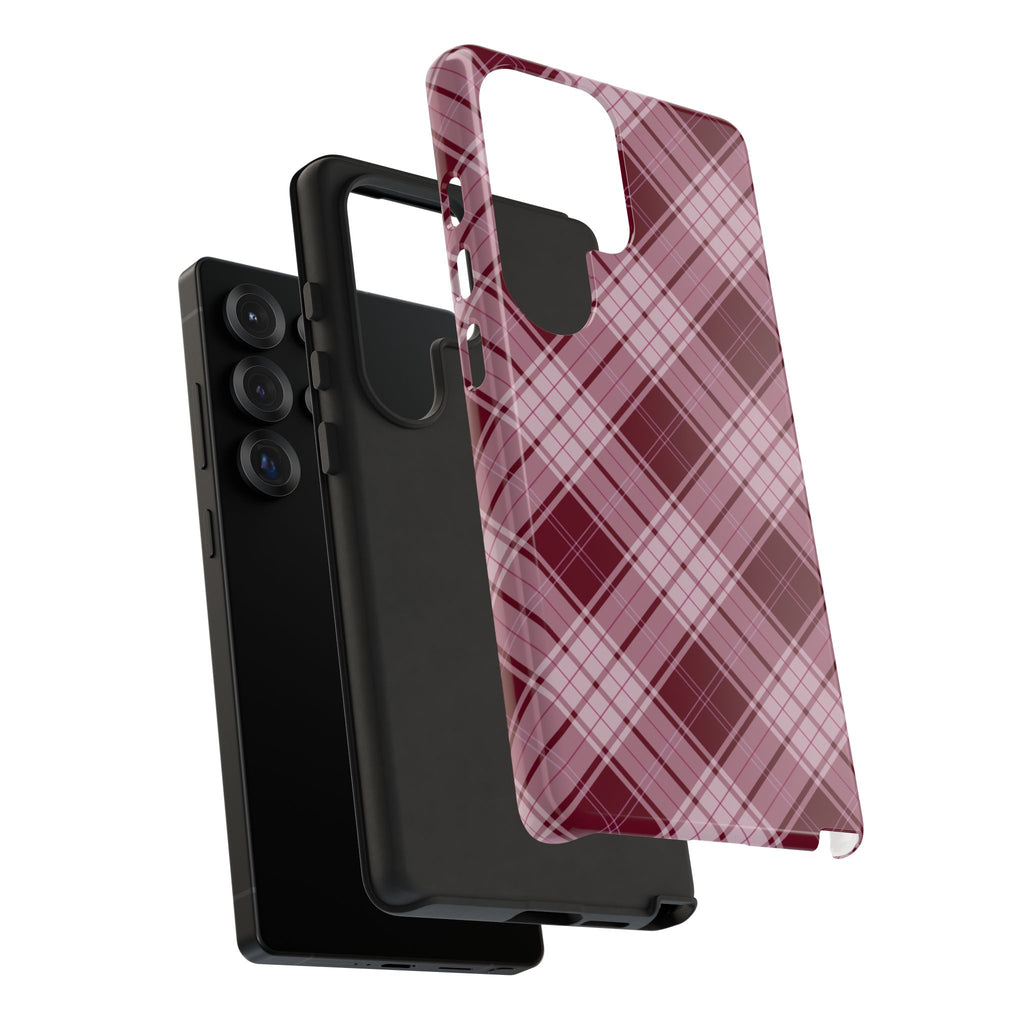 Berry Cute | Plaid Galaxy Case