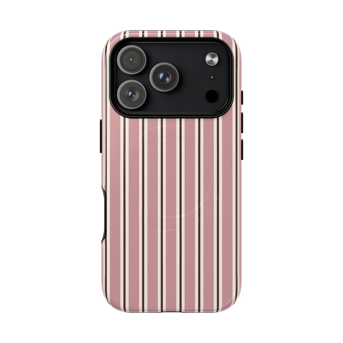 Pink on Repeat | Blush Stripe MagSafe Case