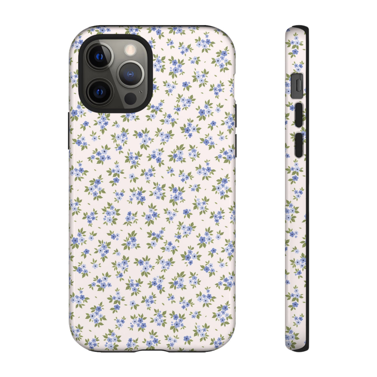 Love Notes | Blue Ditsy Floral iPhone Case