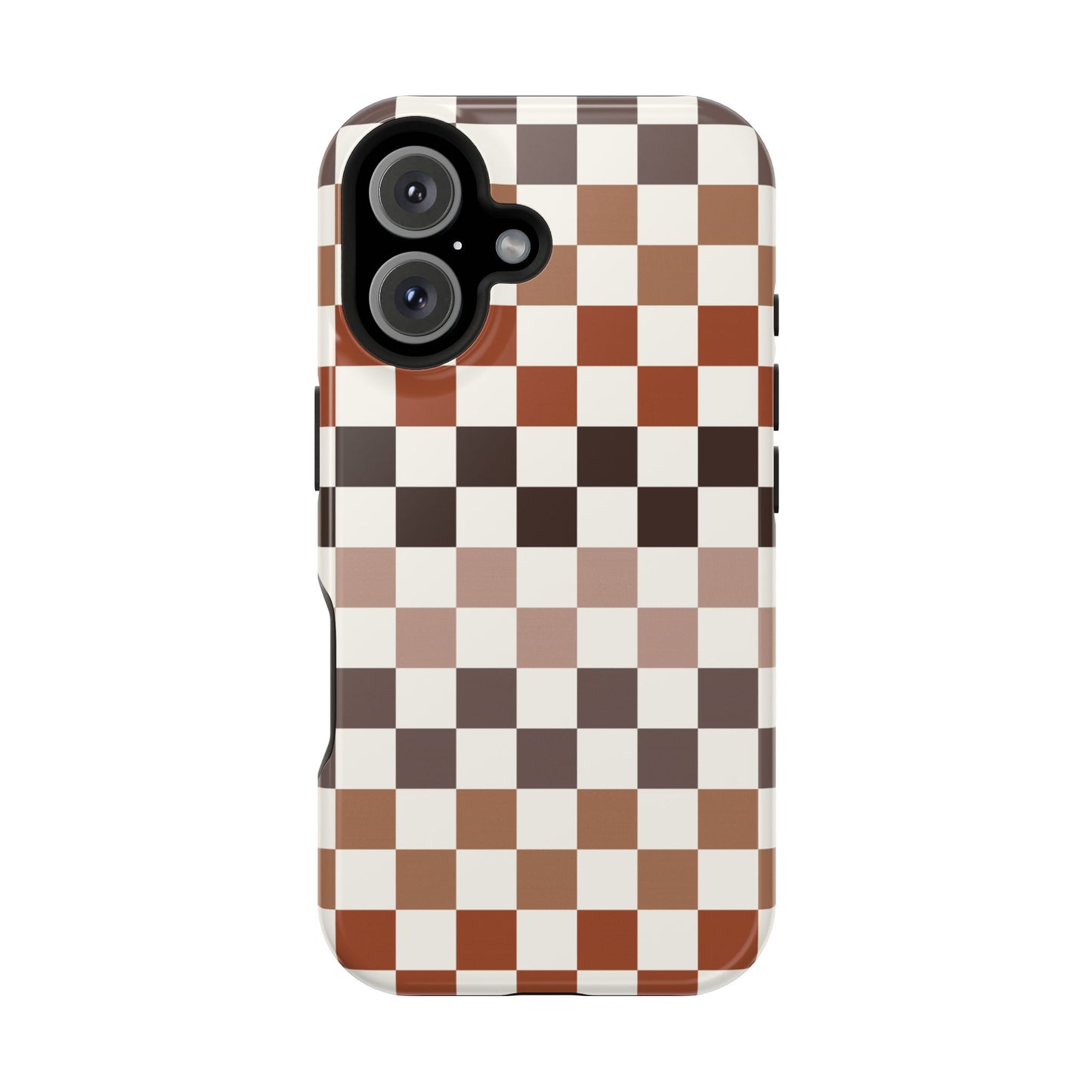 Neutral Check | Checkerboard iPhone Case