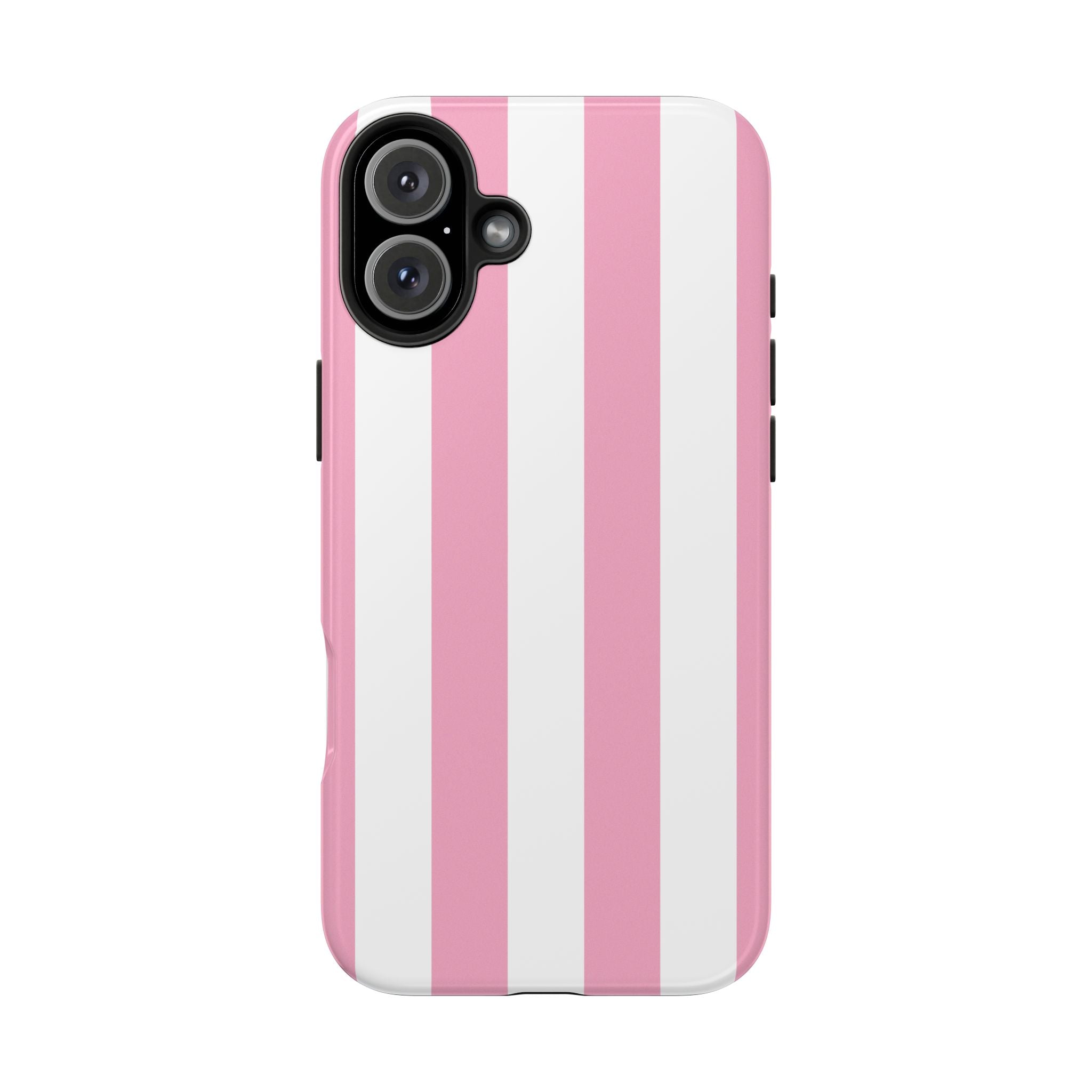 Pink Cabana Stripe iPhone Case