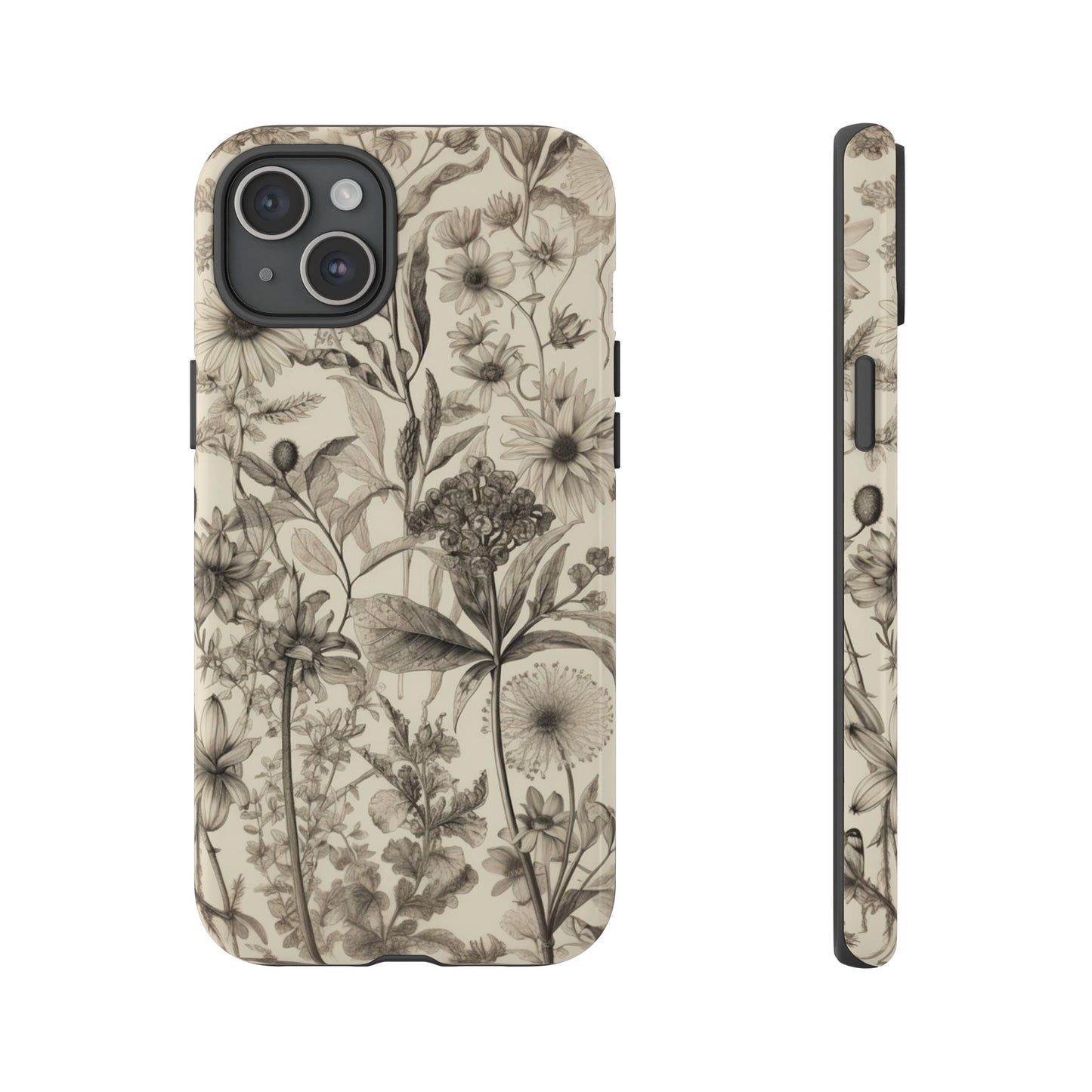 Vintage Wildflowers | Neutral Floral Case