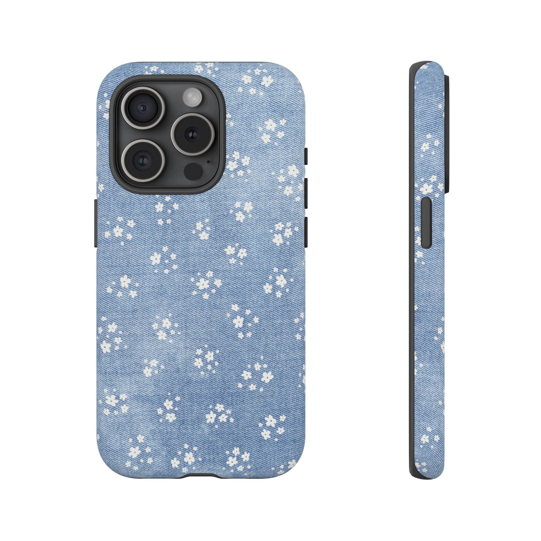 Denim Daisy Phone Case