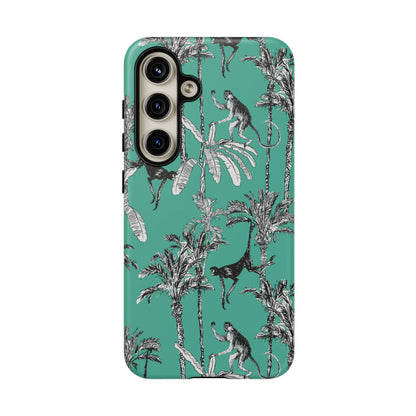 Monkey Business | Retro Tropical Palms Case