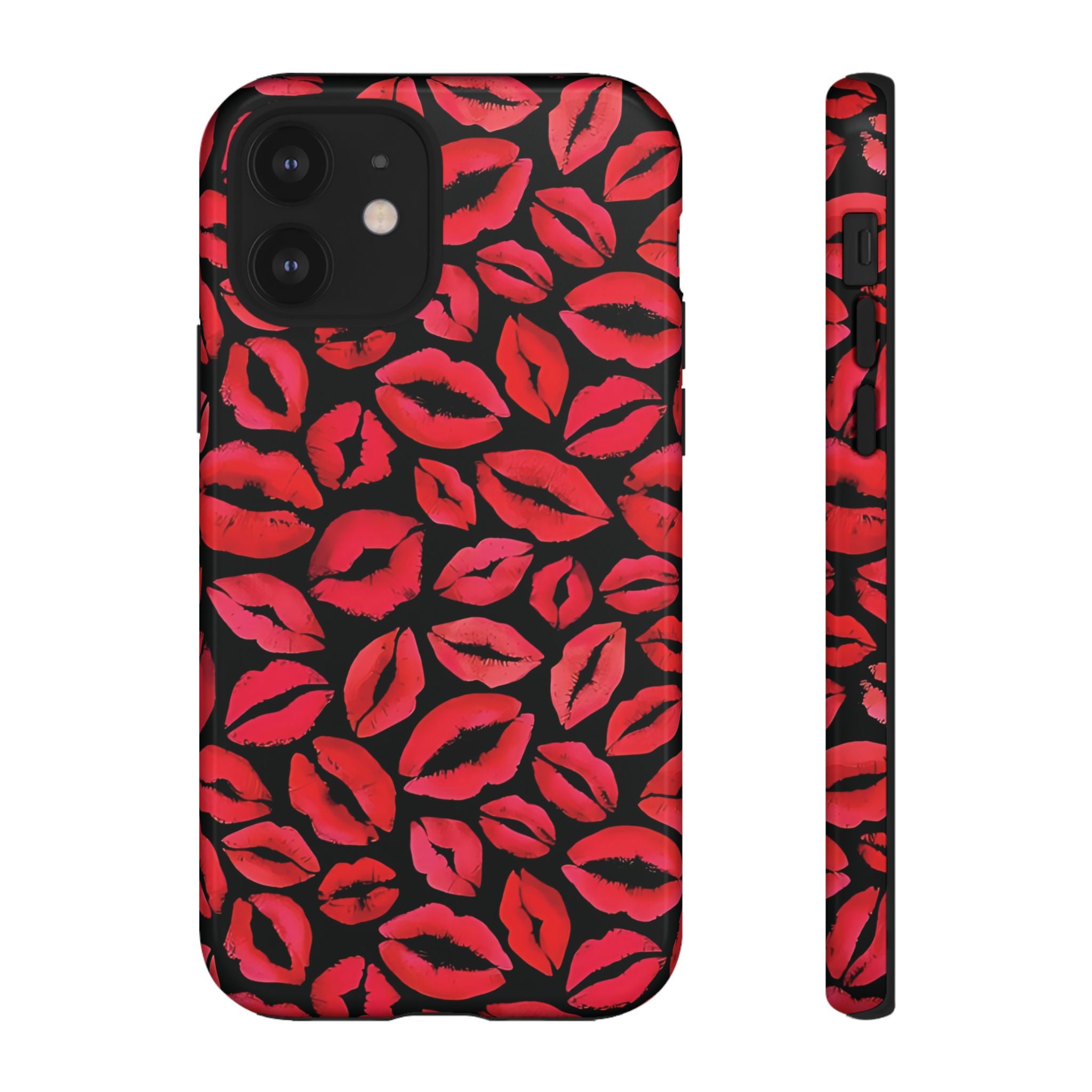 Coque iPhone à lèvres rouges | Embrasse et dis-moi