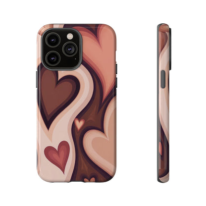 Groove Is in the Heart | Retro Hearts iPhone Case