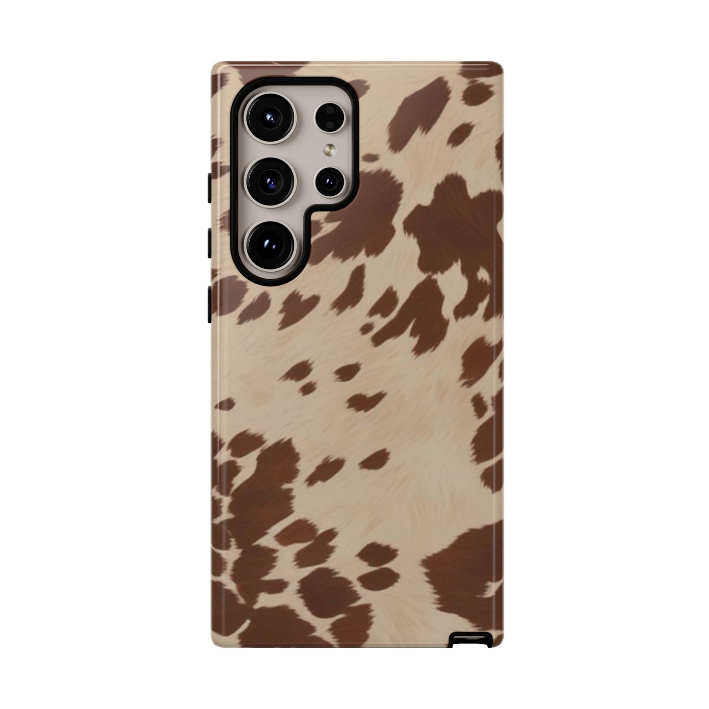 Rodeo Girl | Brown Cow Print Case