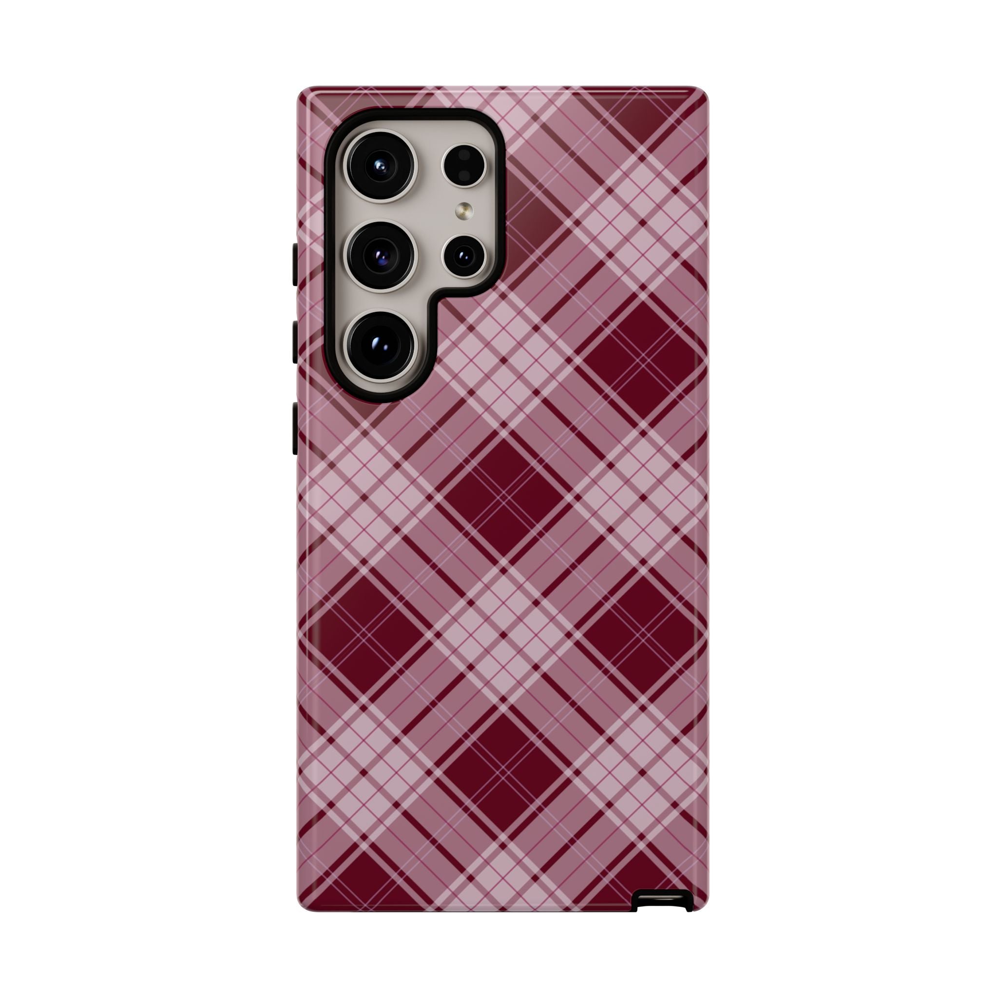 Berry Cute | Plaid Galaxy Case