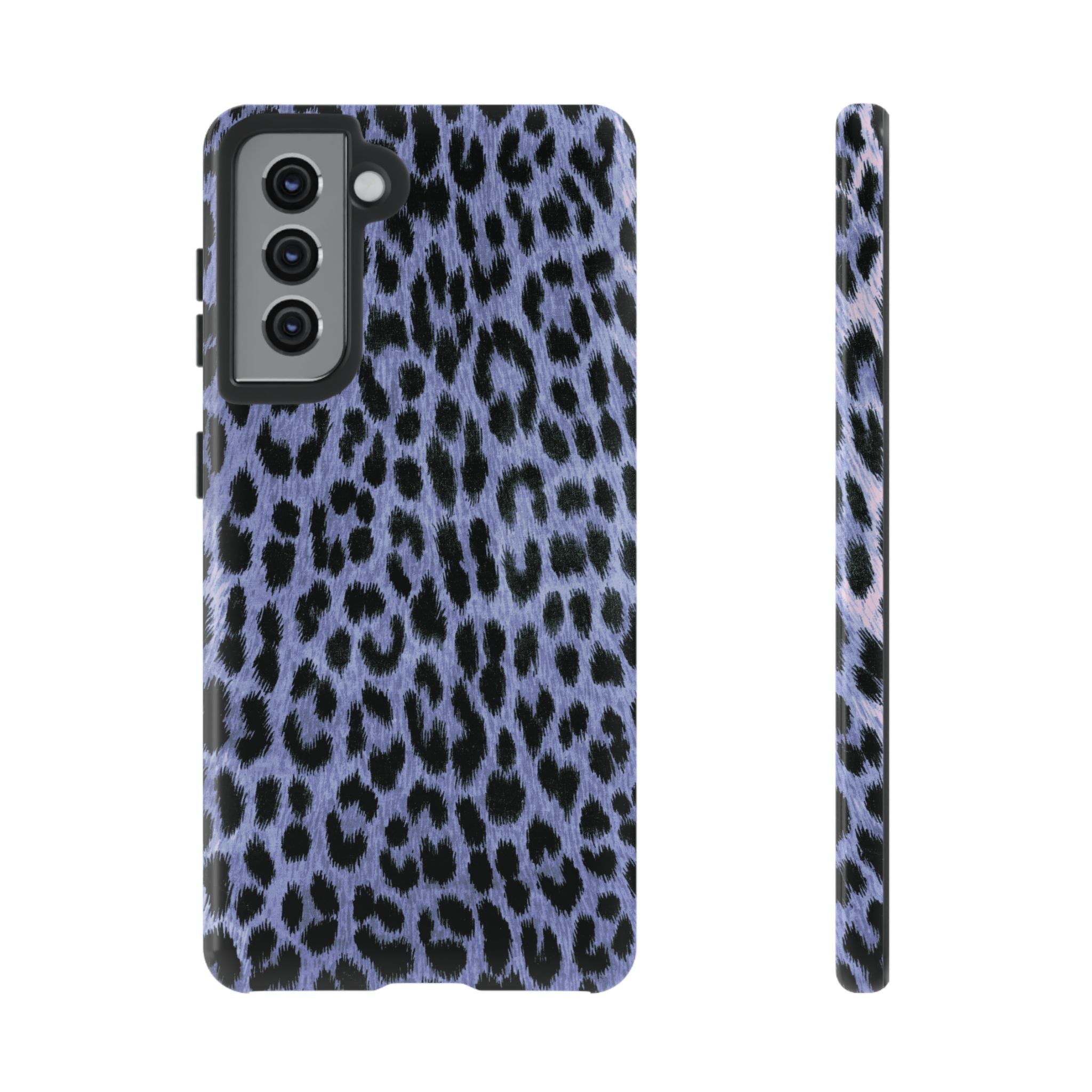 Untamed | Blue Leopard Galaxy Case