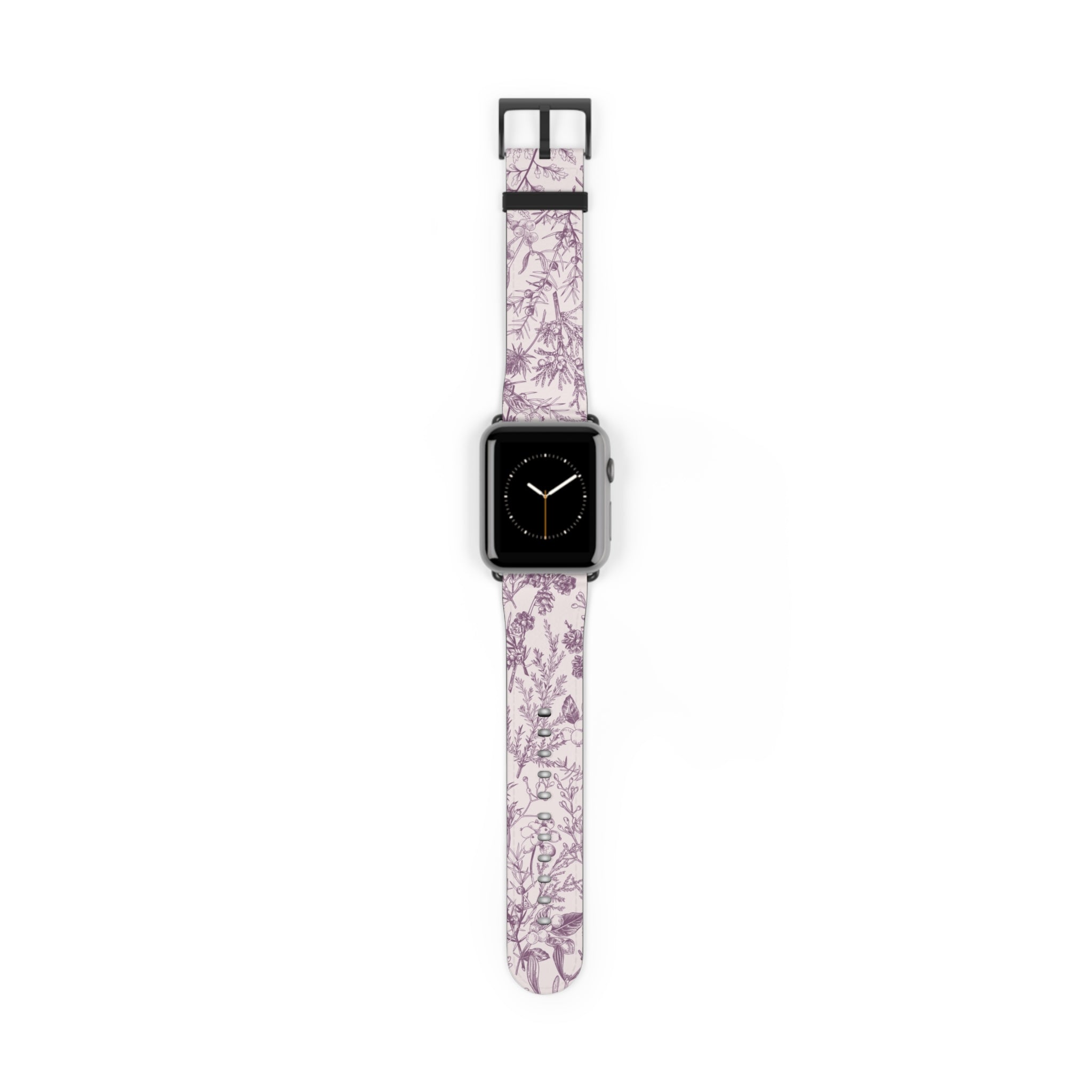 Plum Botanical Apple Watch Band