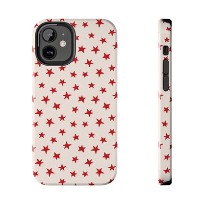 Starstruck | Red Stars iPhone Case