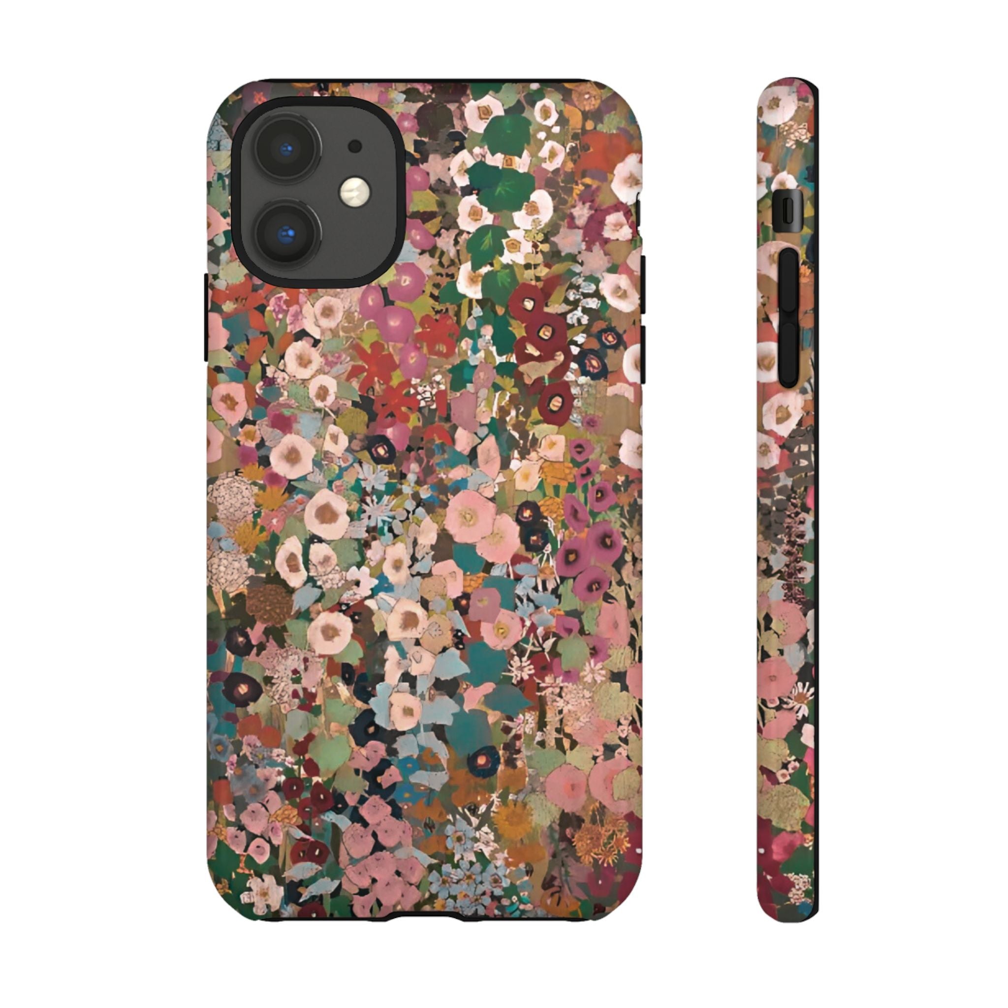 Funda para iPhone con diseño de flores de alhelí