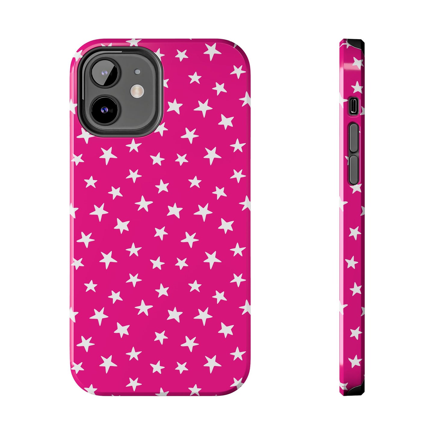 Starstruck | Hot Pink Starry iPhone Case