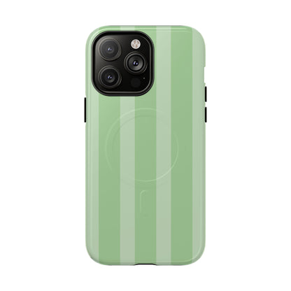 Pistachio | Green Striped MagSafe Case